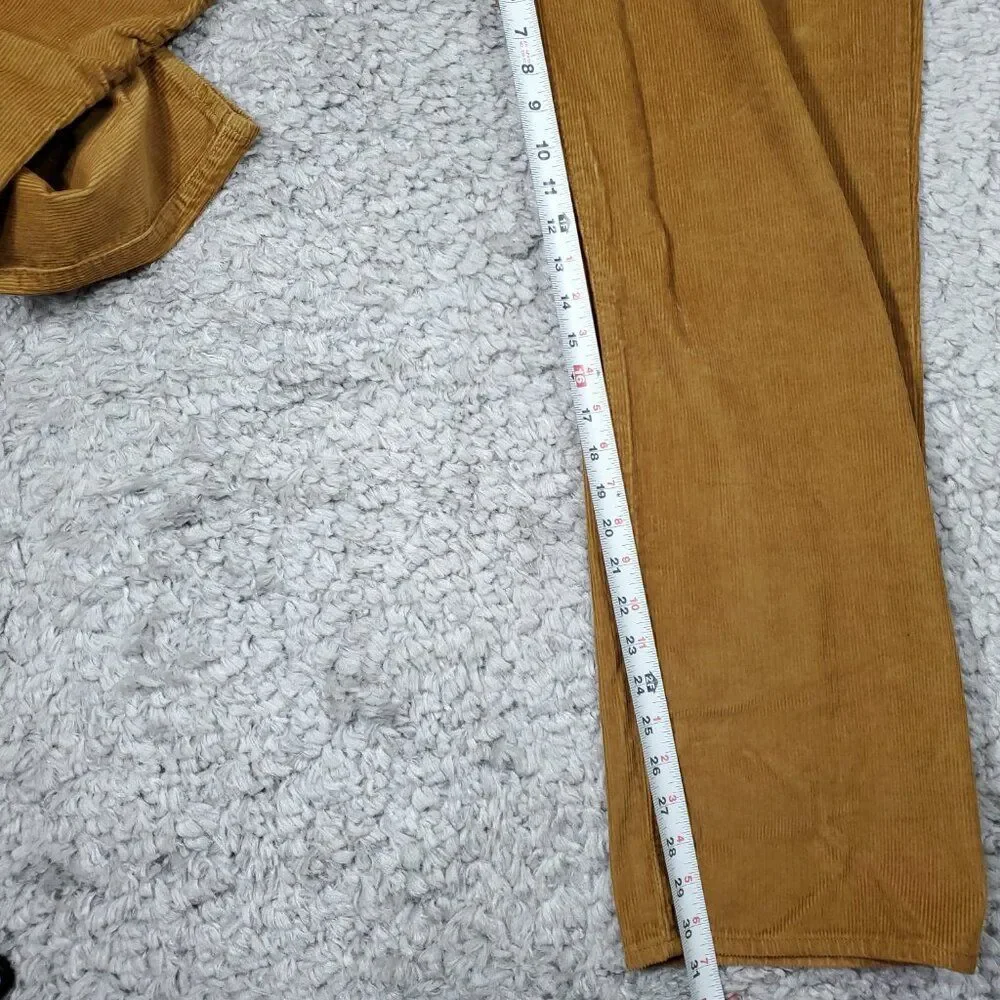 Levi's 94 Baggy Corduroy Brown Straight Leg Loose Pants Y2K 90s Size 33 x 31 - Picture 10 of 12